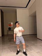 2026 New GS Embroidered Linen Shorts (CC970-A35)