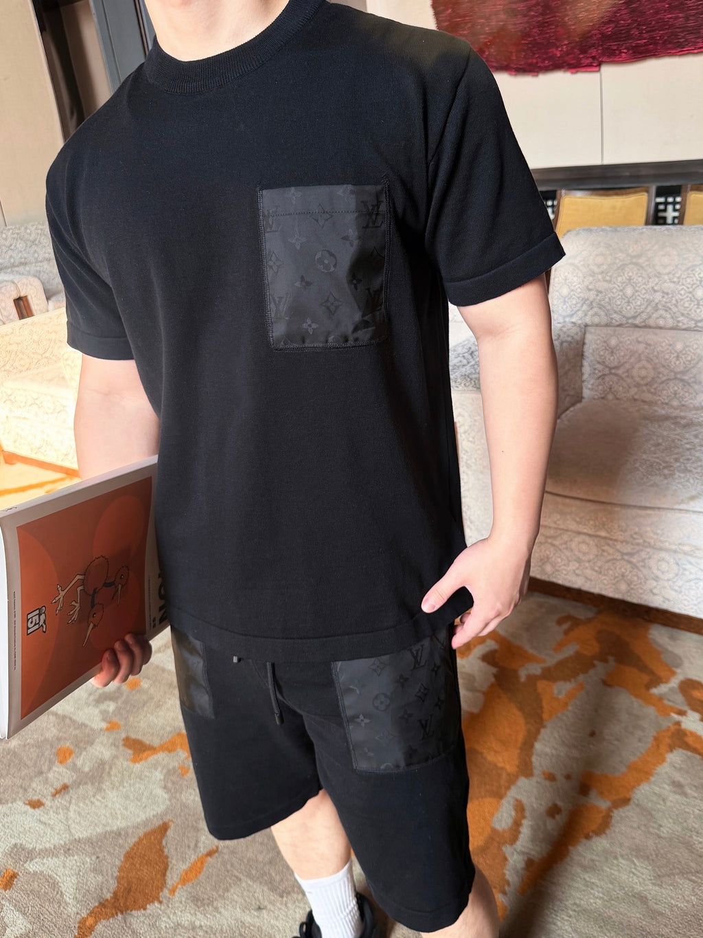 2026 New GS Logo Patch Shorts (AA600-A40)