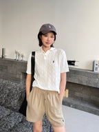 2026 Women’s GS Embroidered Linen Shorts (FF749)