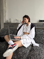 2026 Women’s GS Embroidered Linen Shorts (FF749)