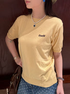 2026 Women’s GS Embroidered Short-Sleeved Jumper (DD119)