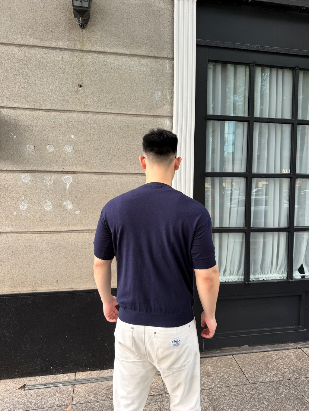 2026 New GS Logo Embroidered Short-Sleeved Jumper (AA619-A50)