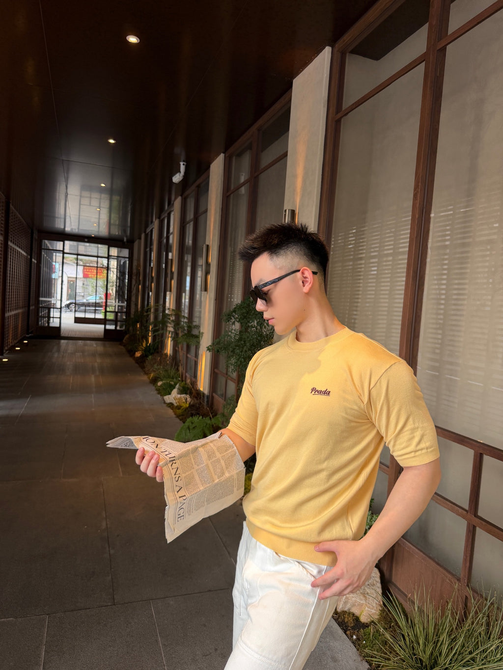 2026 New GS Logo Embroidered Short-Sleeved Jumper (AA619-A50)