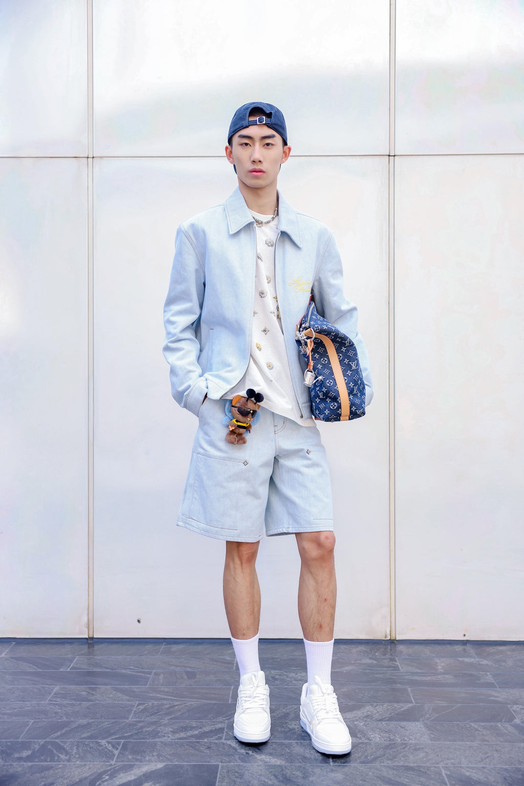2026 New Arrival: GS Embroidered Denim Shorts (BB839-A80)