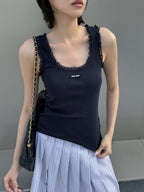 2026 Women’s GS Lace-Trimmed Tank Top (FF742)