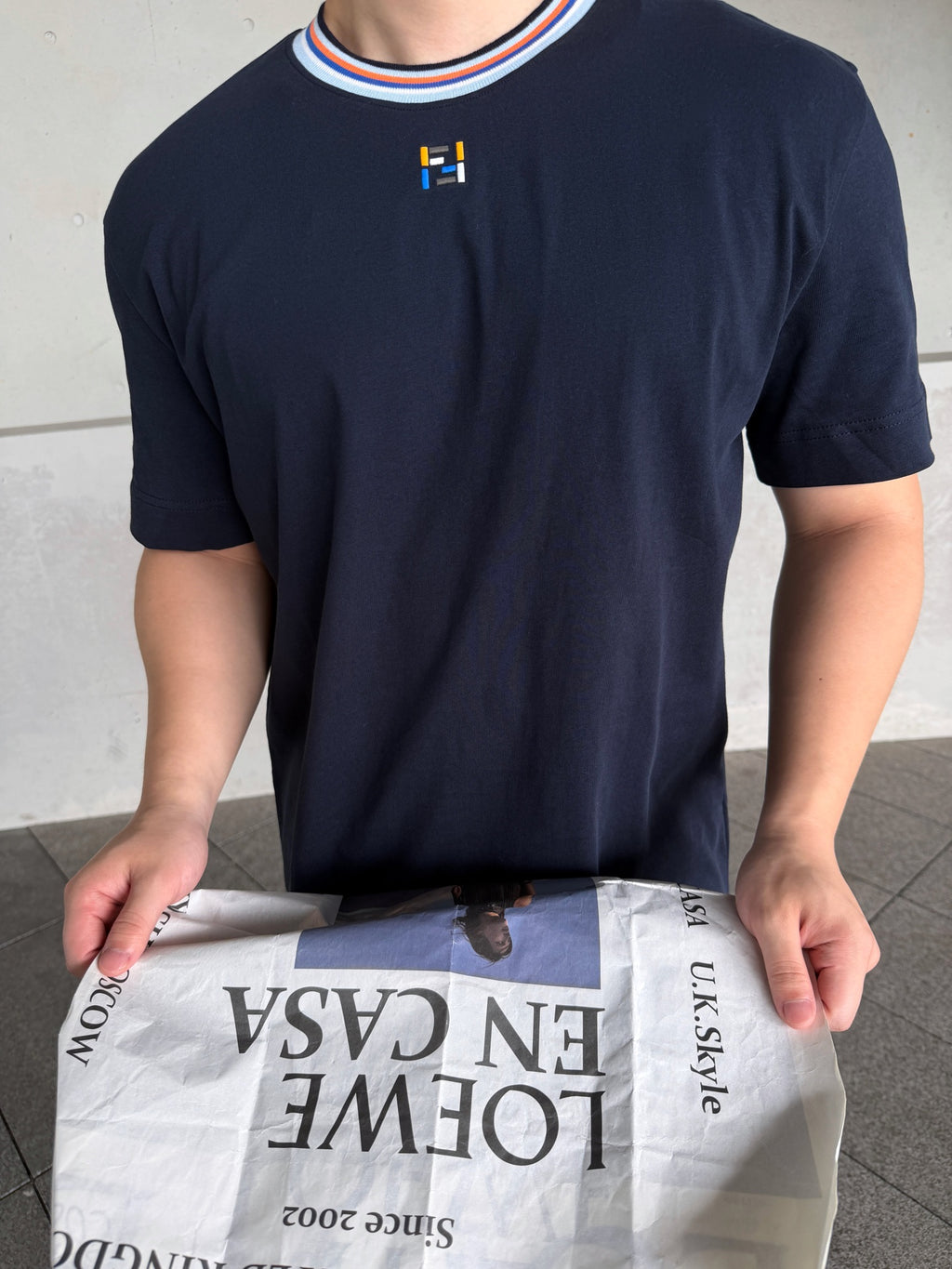 2026 New GS Two-Tone Embroidered Short-Sleeve Shirt (AA643-A10)