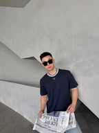2026 New GS Two-Tone Embroidered Short-Sleeve Shirt (AA643-A10)
