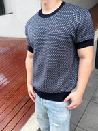 2026 New Arrival GS Jacquard Embroidered Short-Sleeved Jumper (AA589-A75)