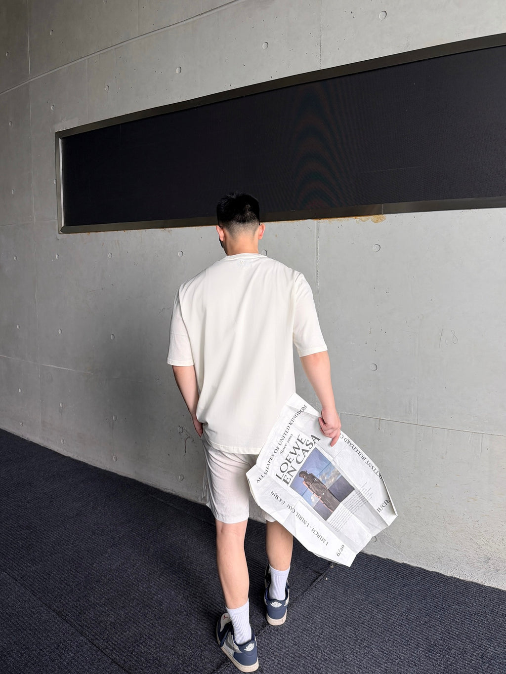 2026 New GS Letter Print Square T-shirt (BB880-A15)