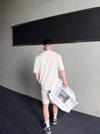 2026 New GS Letter Print Square T-shirt (BB880-A15)