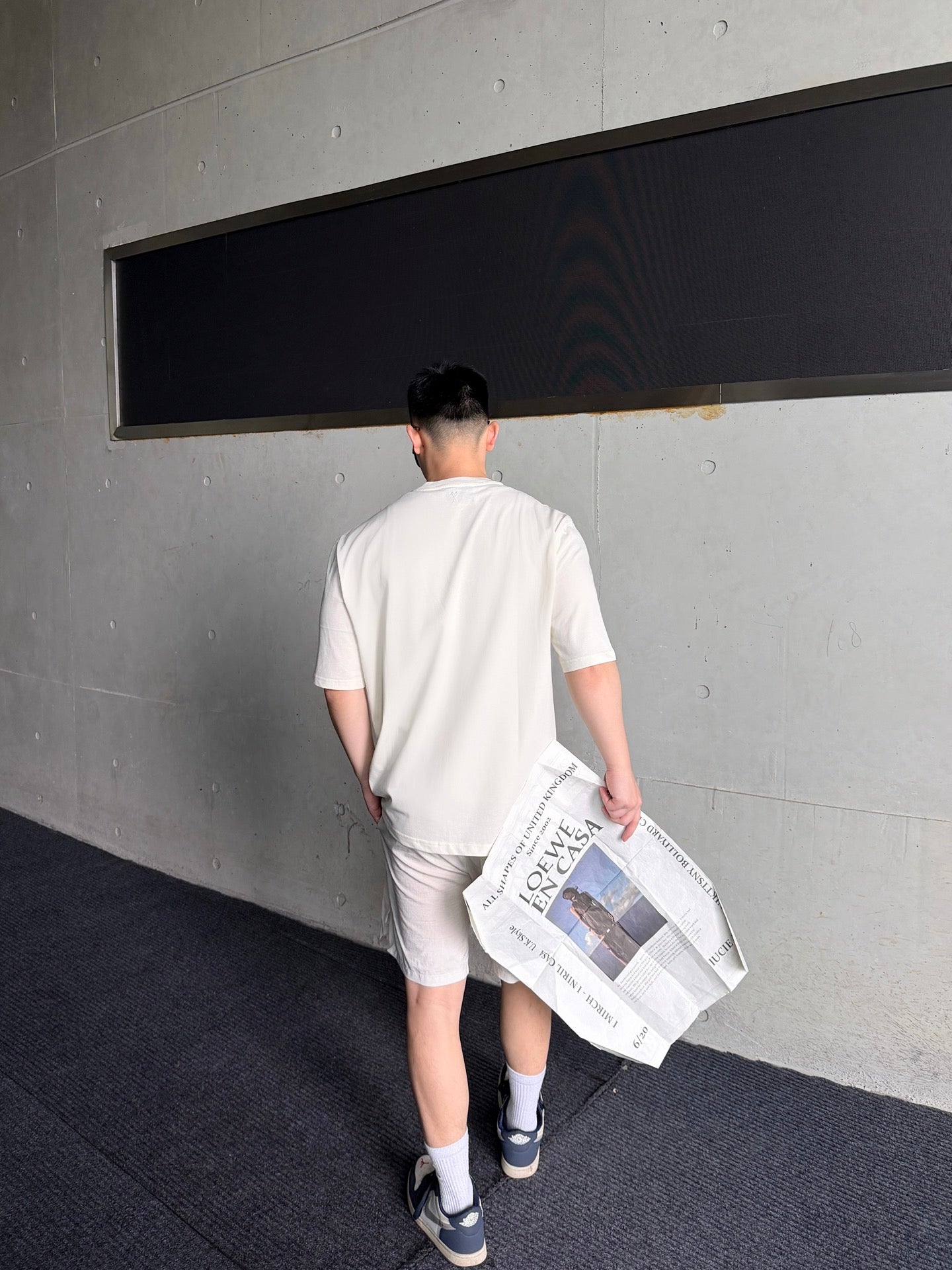2026 New GS Letter Print Square T-shirt (BB880-A15)