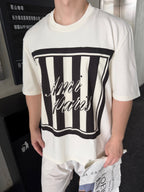 2026 New GS Letter Print Square T-shirt (BB880-A15)