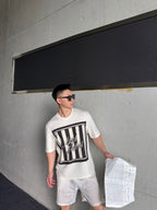 2026 New GS Letter Print Square T-shirt (BB880-A15)