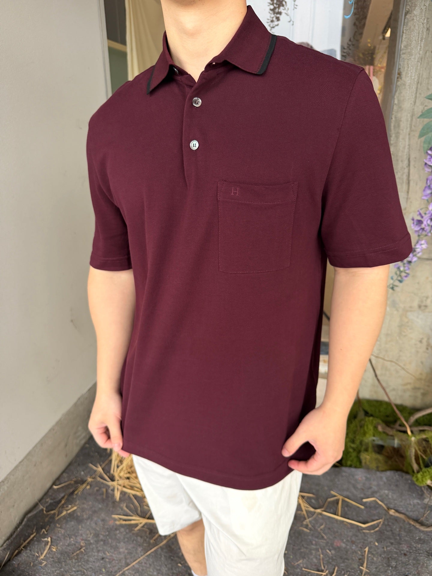 2026 New GS Logo Embroidered Polo Shirt (BB853-A35)