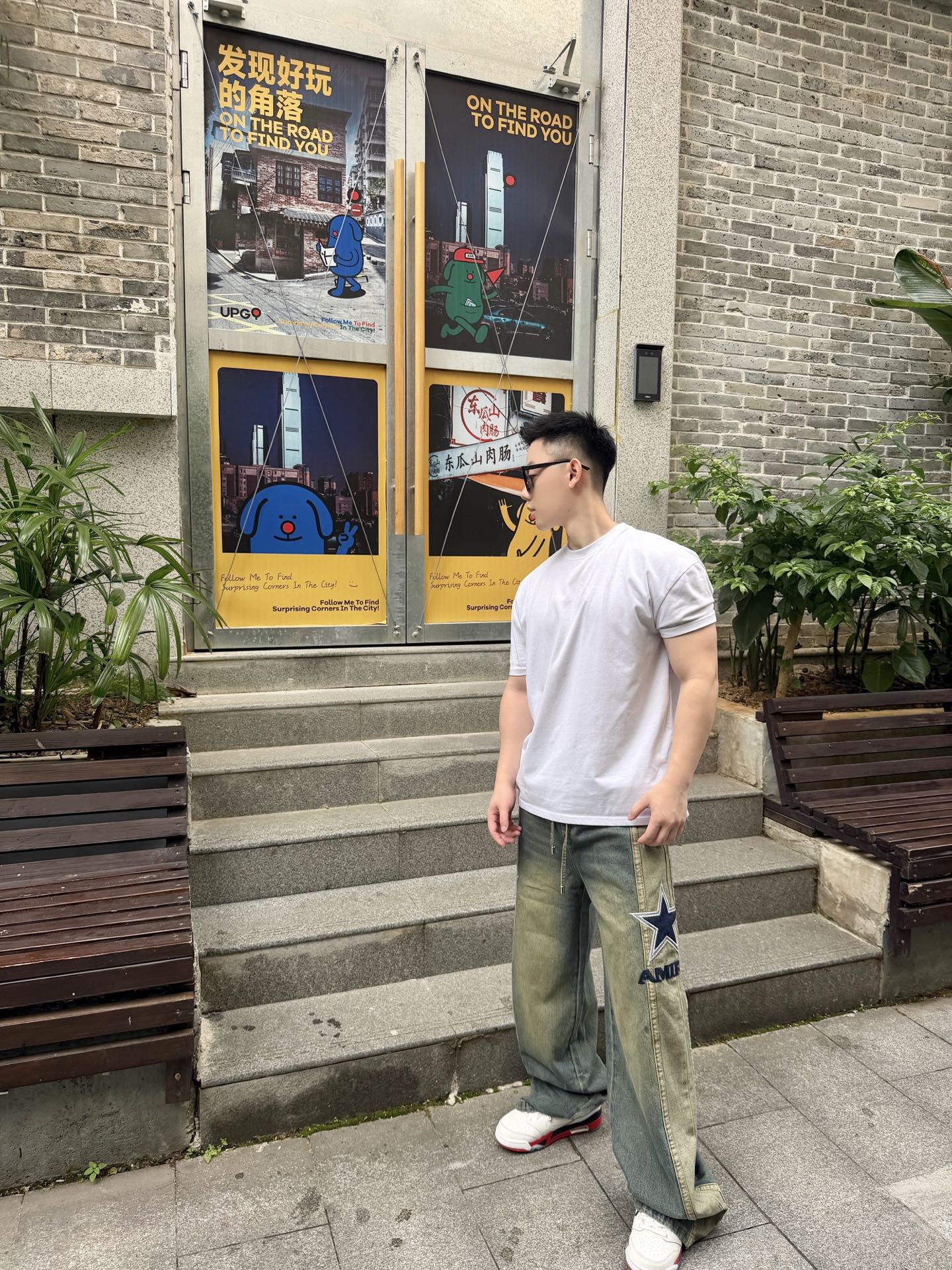 2026 New GS Logo Embroidered Jeans (BB861-B55)