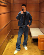 2026 New GS Logo Cuffed Jeans (BB866-B70)