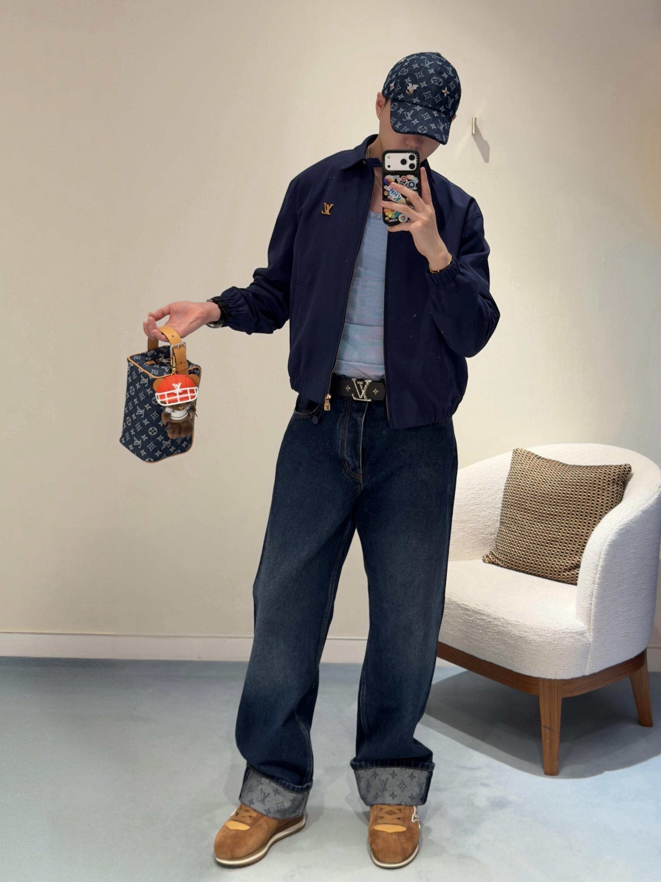 2026 New GS Logo Cuffed Jeans (BB866-B70)