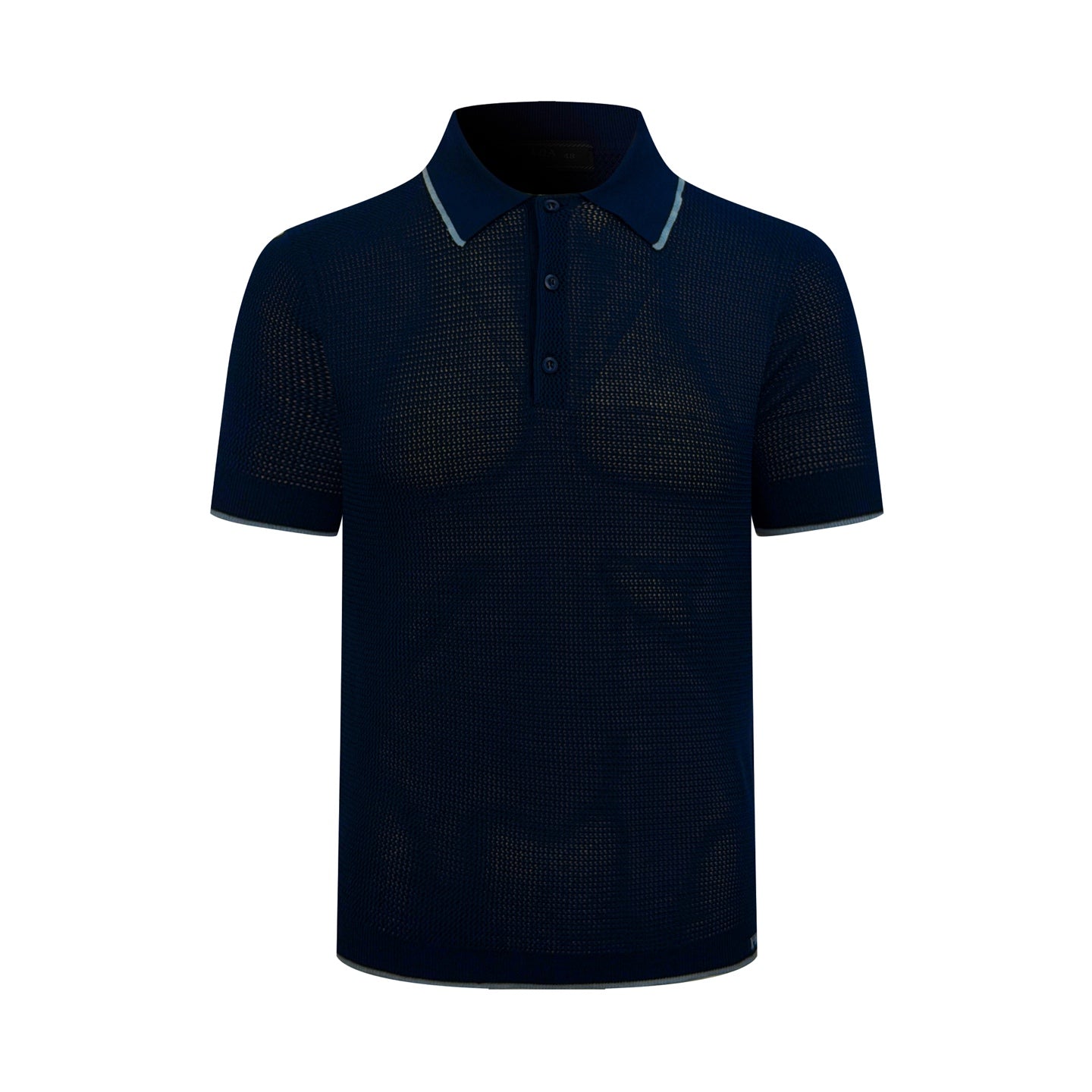 2026 New GS Logo Mesh Polo Neck Knit Top (CC983-A75)