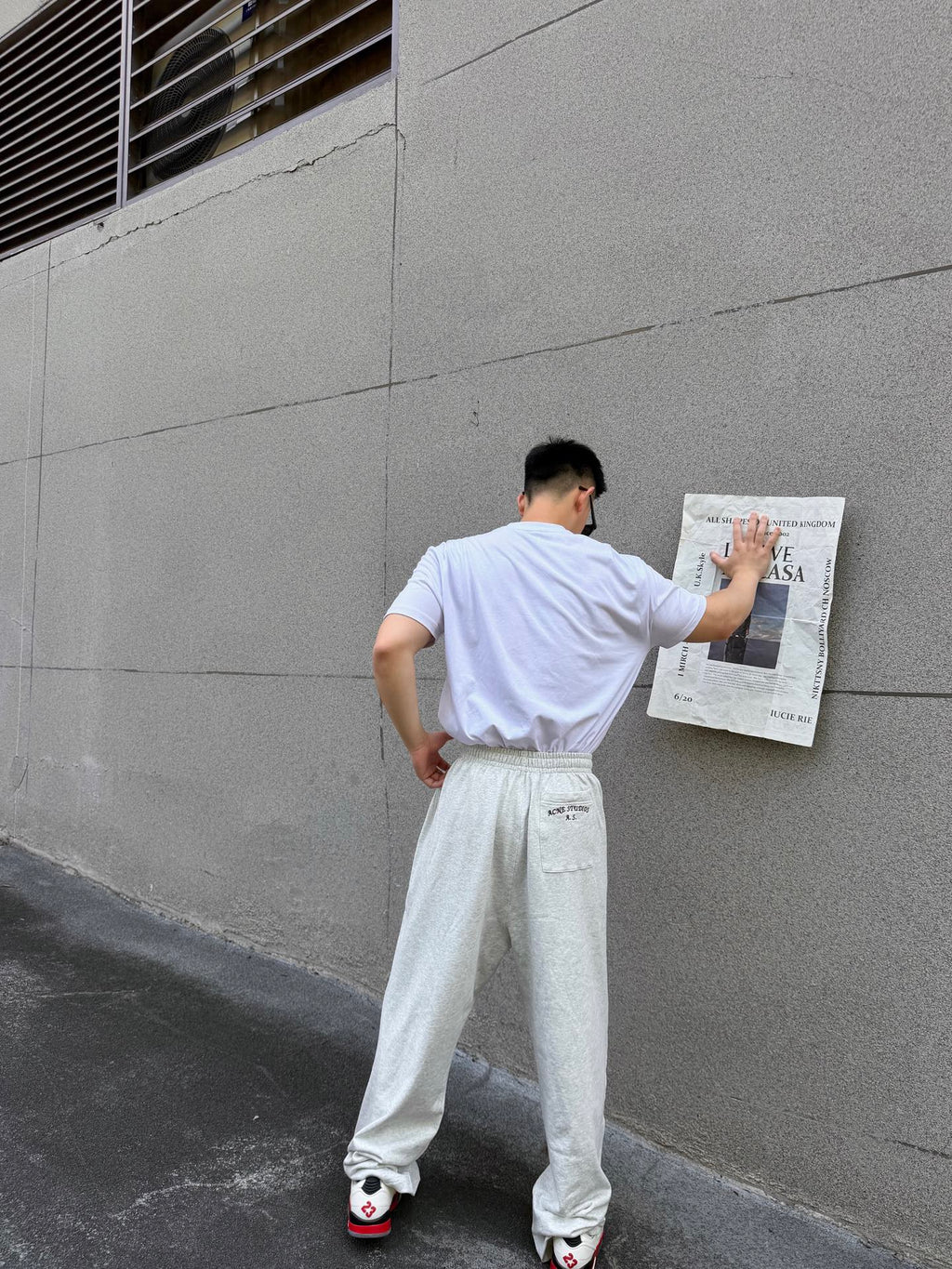 2026 New GS Embroidered Logo Sports Trousers (BB869-B25)