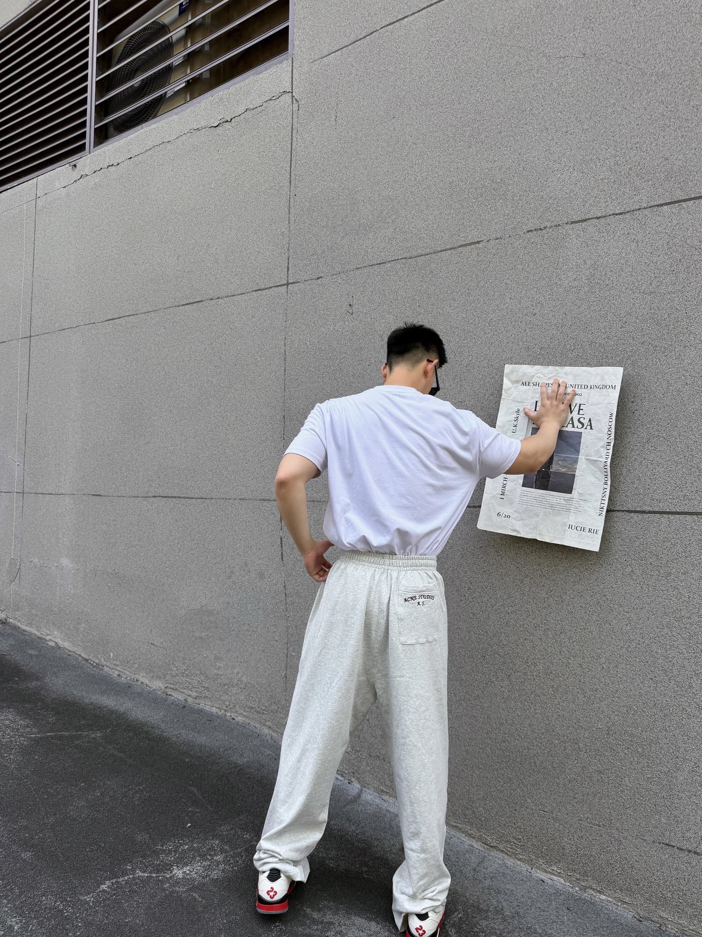 2026 New GS Embroidered Logo Sports Trousers (BB869-B25)