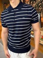 2026 New GS Logo Striped Polo-Neck Knit (CC991-A70)