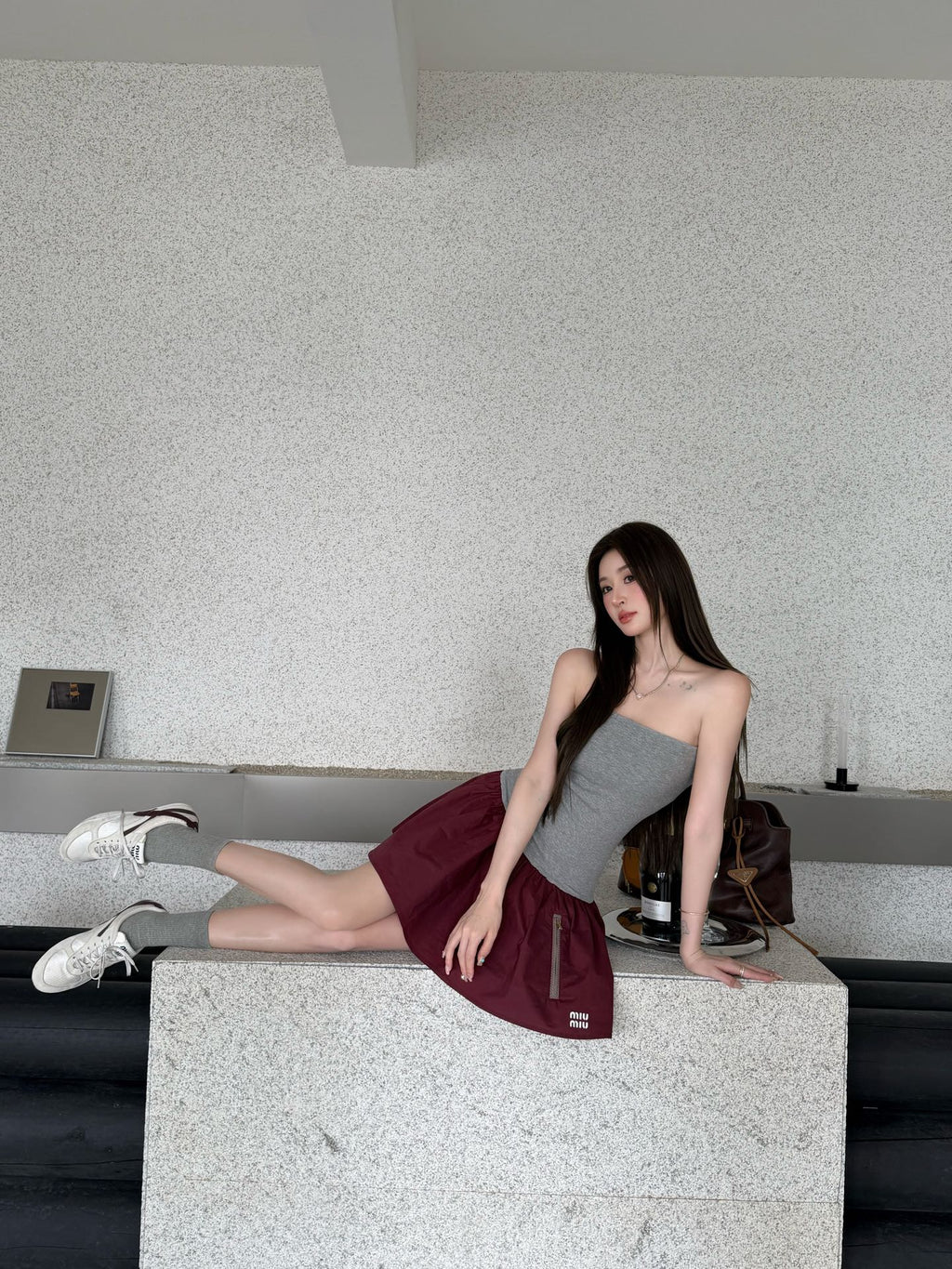 2026 Women's GS Logo Zipper Dress (FF735)