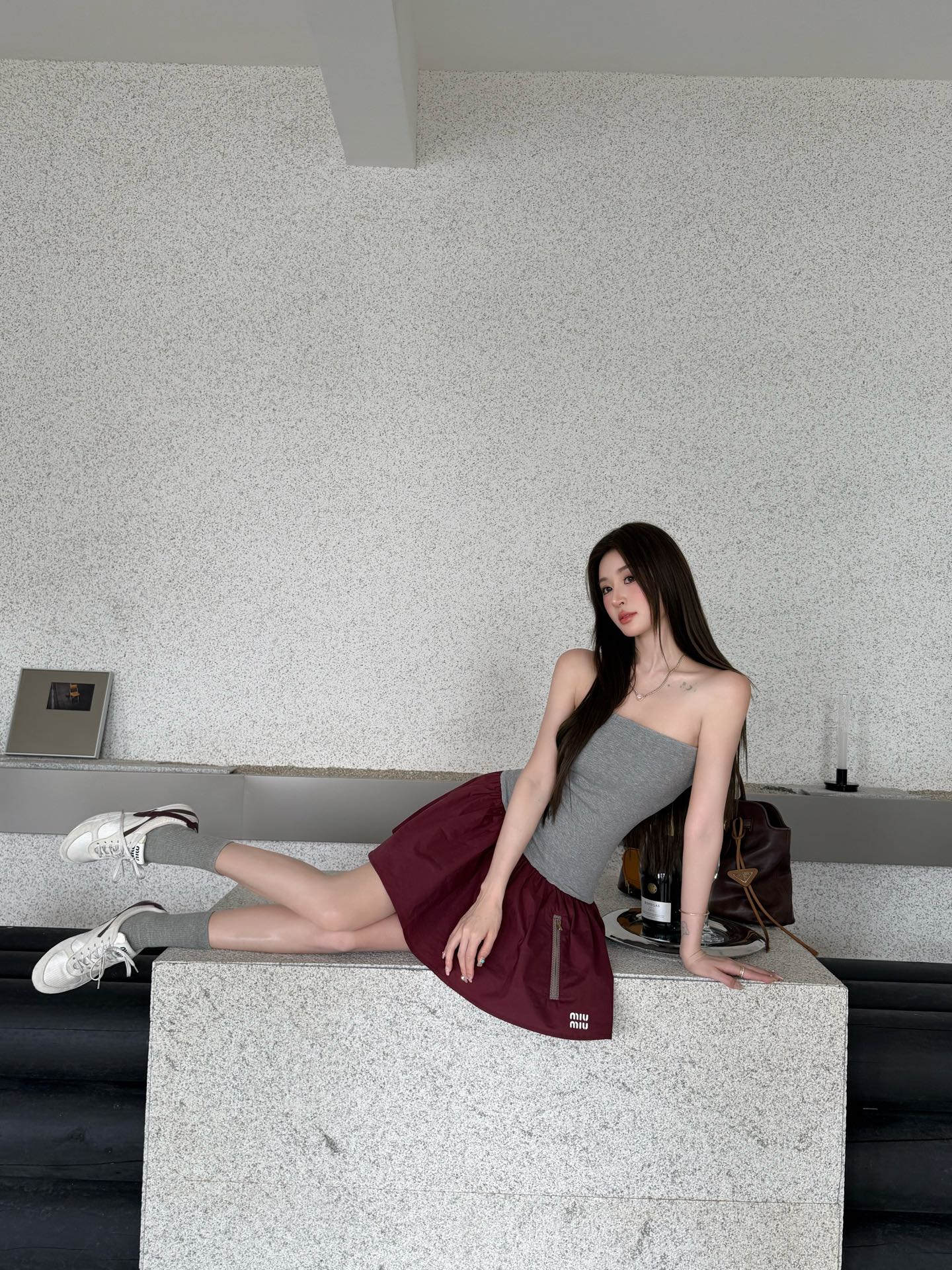 2026 Women's GS Logo Zipper Dress (FF735)