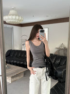 2026 Women's GS Tank Top with Triangle Logo on the Chest (FF756)