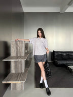 2026 Women's GS Striped Embroidered Polo Shirt (FF752)