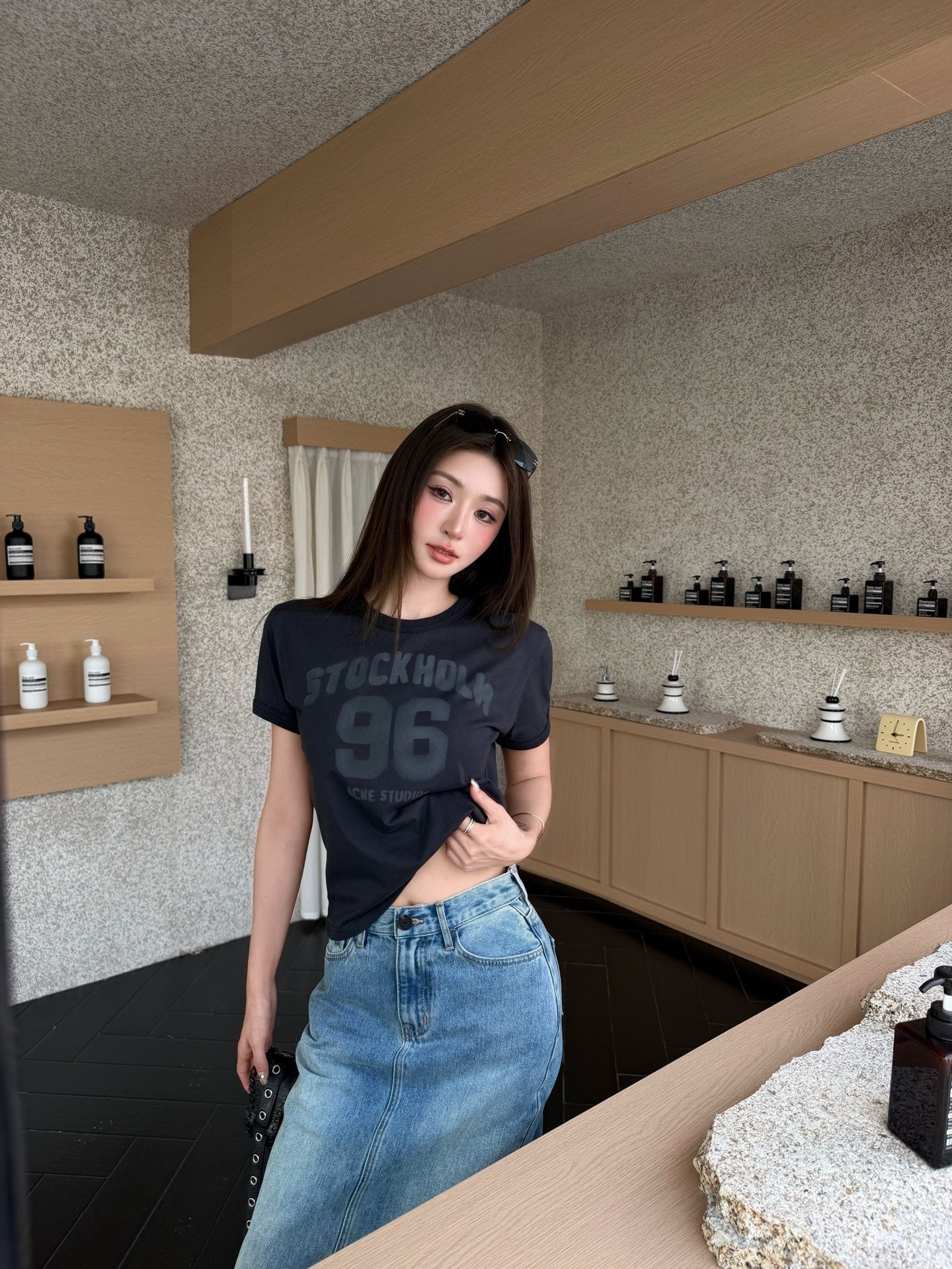 2026 Women's GS Logo Short-Sleeve T-Shirt (FF757)