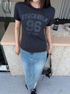 2026 Women's GS Logo Short-Sleeve T-Shirt (FF757)