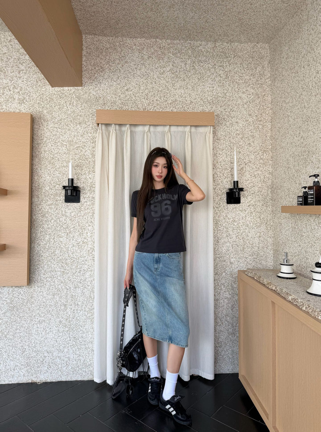 2026 Women's GS Logo Short-Sleeve T-Shirt (FF757)