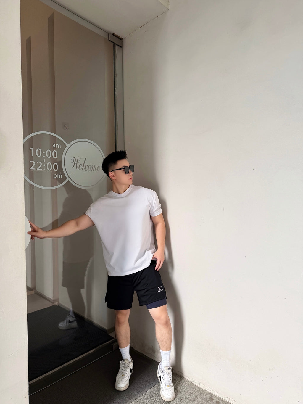 2026 New GS Logo Double-Layer Athletic Shorts (BB807-A65)