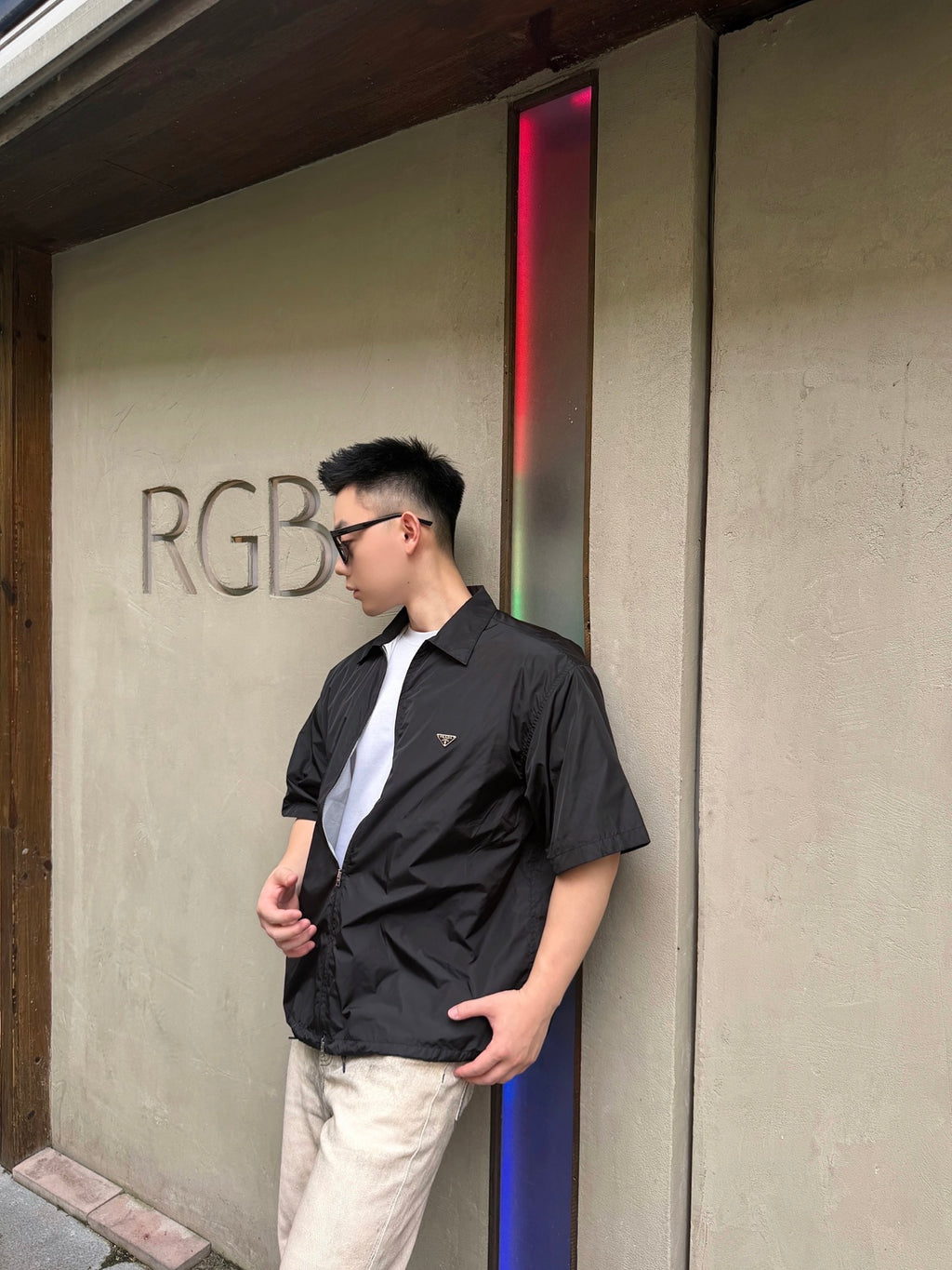 2026 New GS Zipper Short-Sleeve Shirt (CC982-A85)