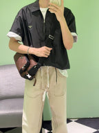 2026 New GS Zipper Short-Sleeve Shirt (CC982-A85)