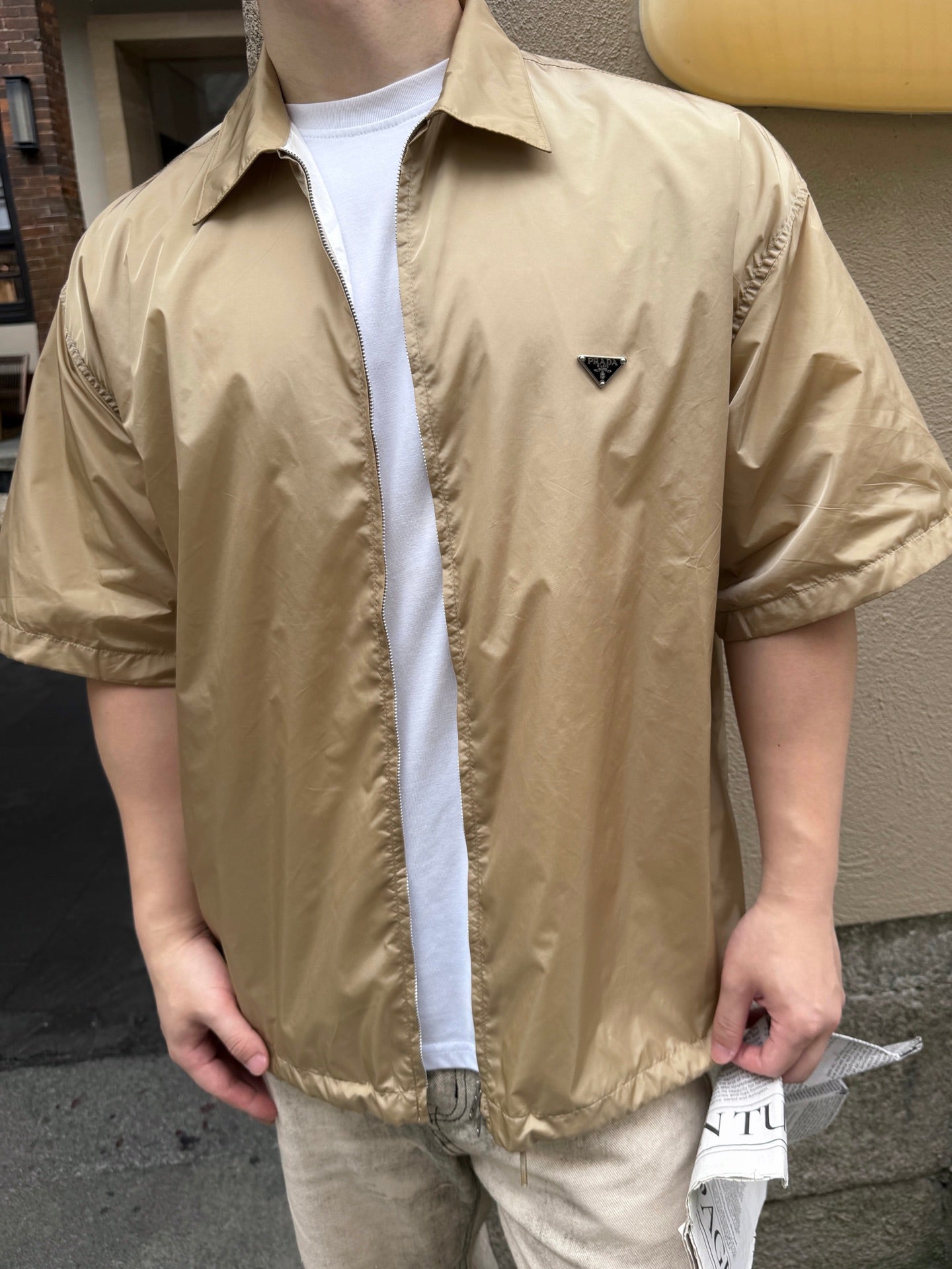 2026 New GS Zipper Short-Sleeve Shirt (CC982-A85)