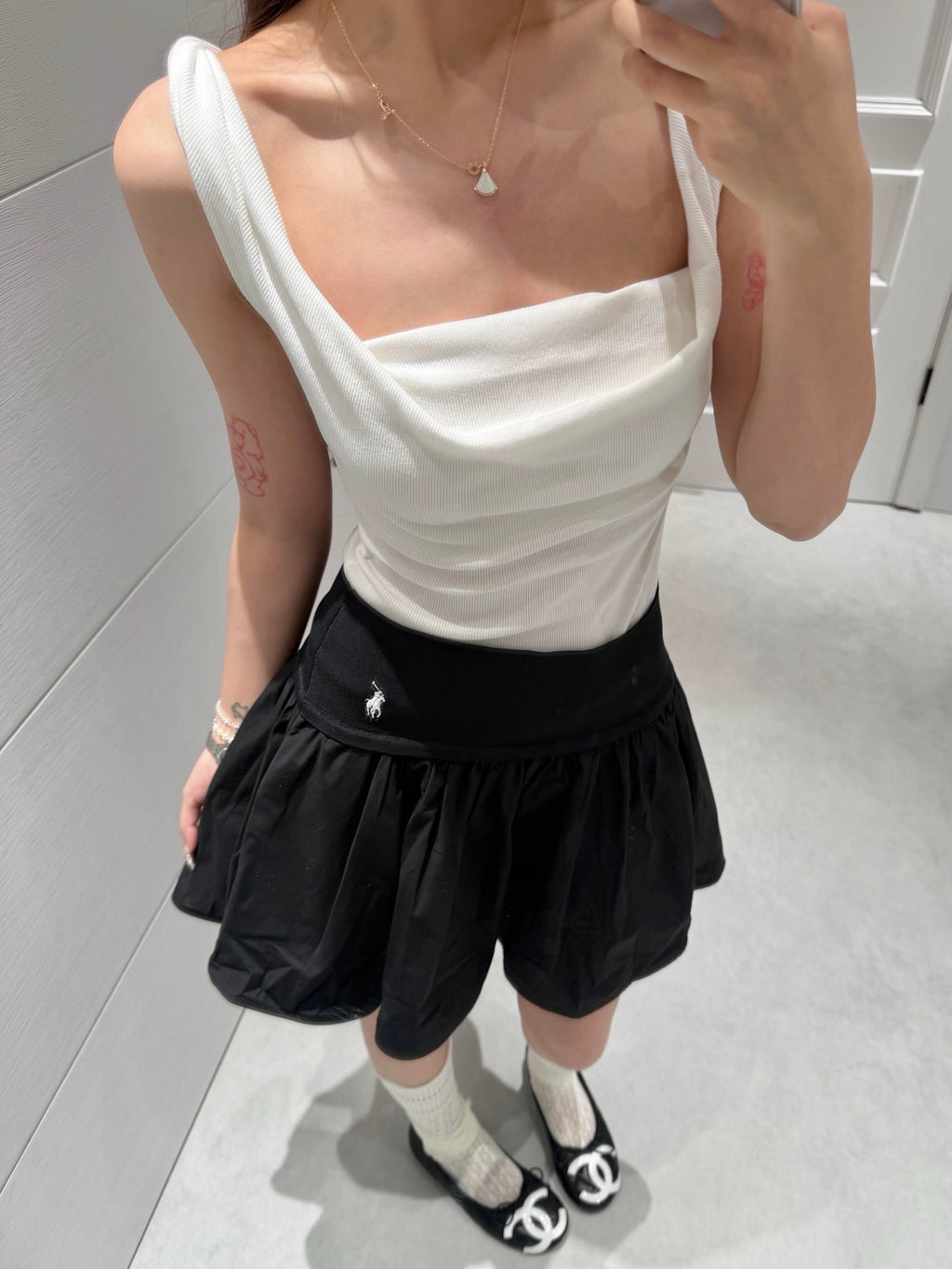 2026 Women's GS Embroidered Frill Short Dress (FF747)