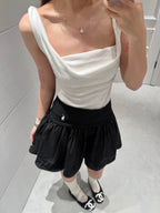 2026 Women's GS Embroidered Frill Short Dress (FF747)