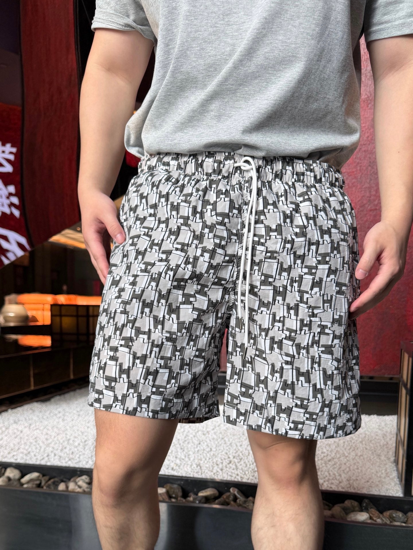 2026 New Arrival GS All-Over Print Shorts (AA577-A55)