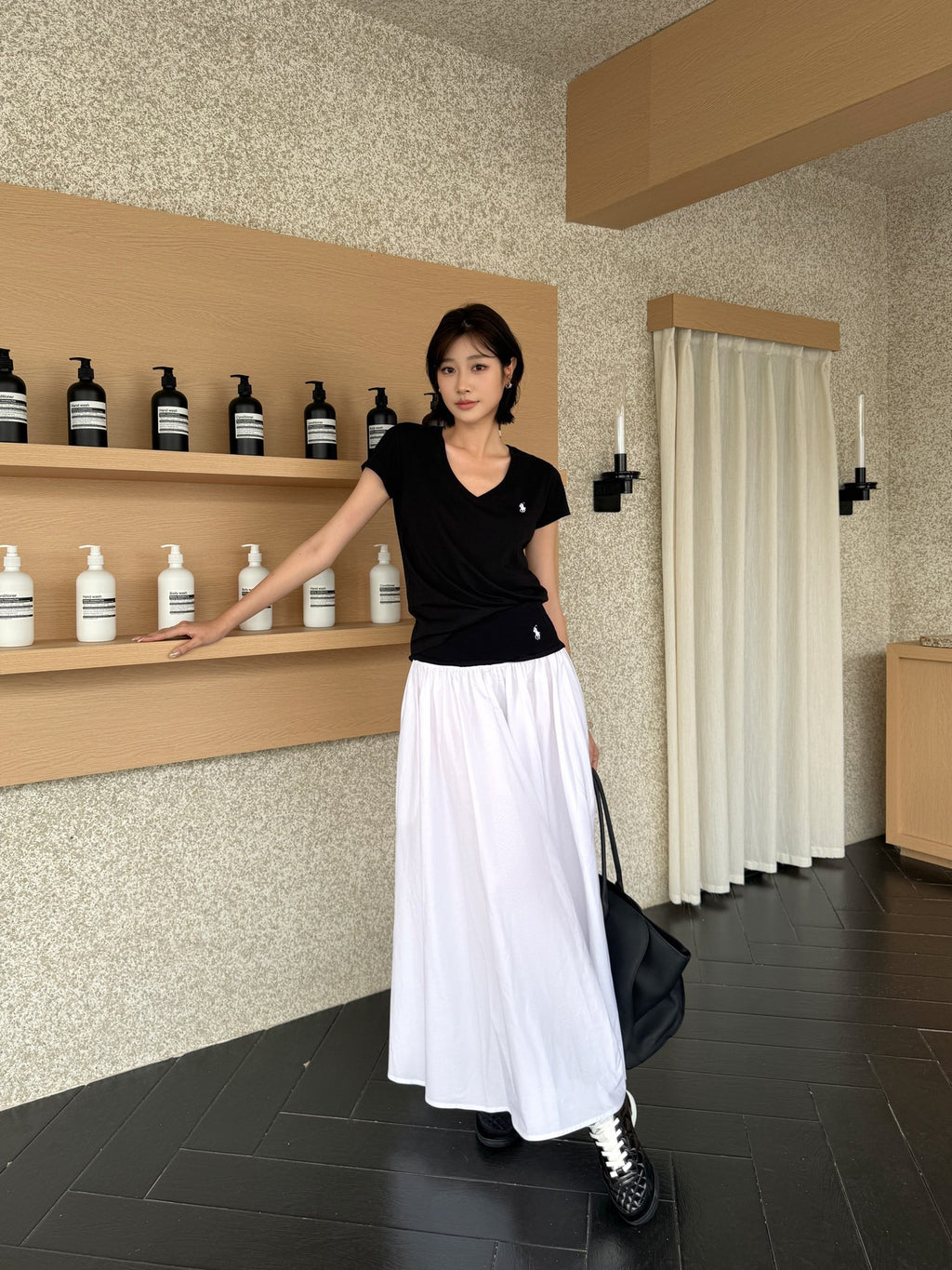 2026 Women's GS Embroidered Lace Edge Skirt (FF748)