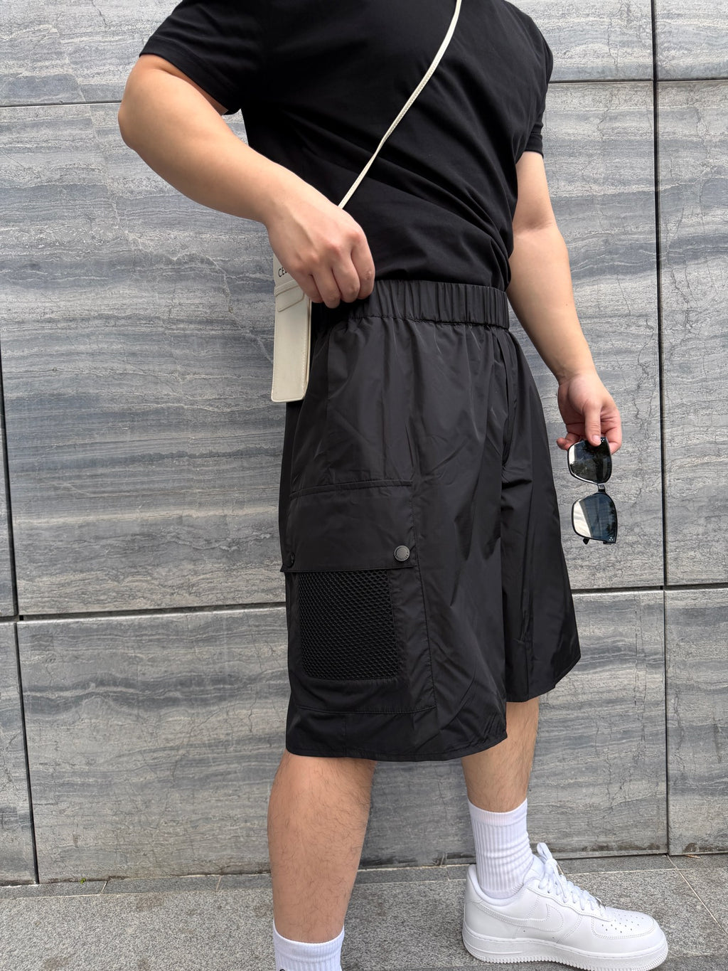 2026 New Model GS Logo Patch Shorts (AA586-A75)