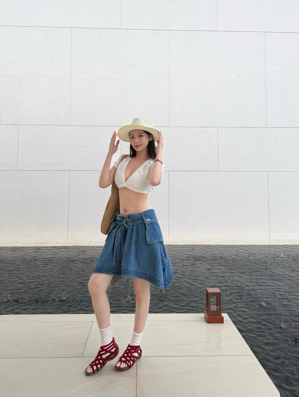 2026 Women's GS Denim Half-Dress (DD125)