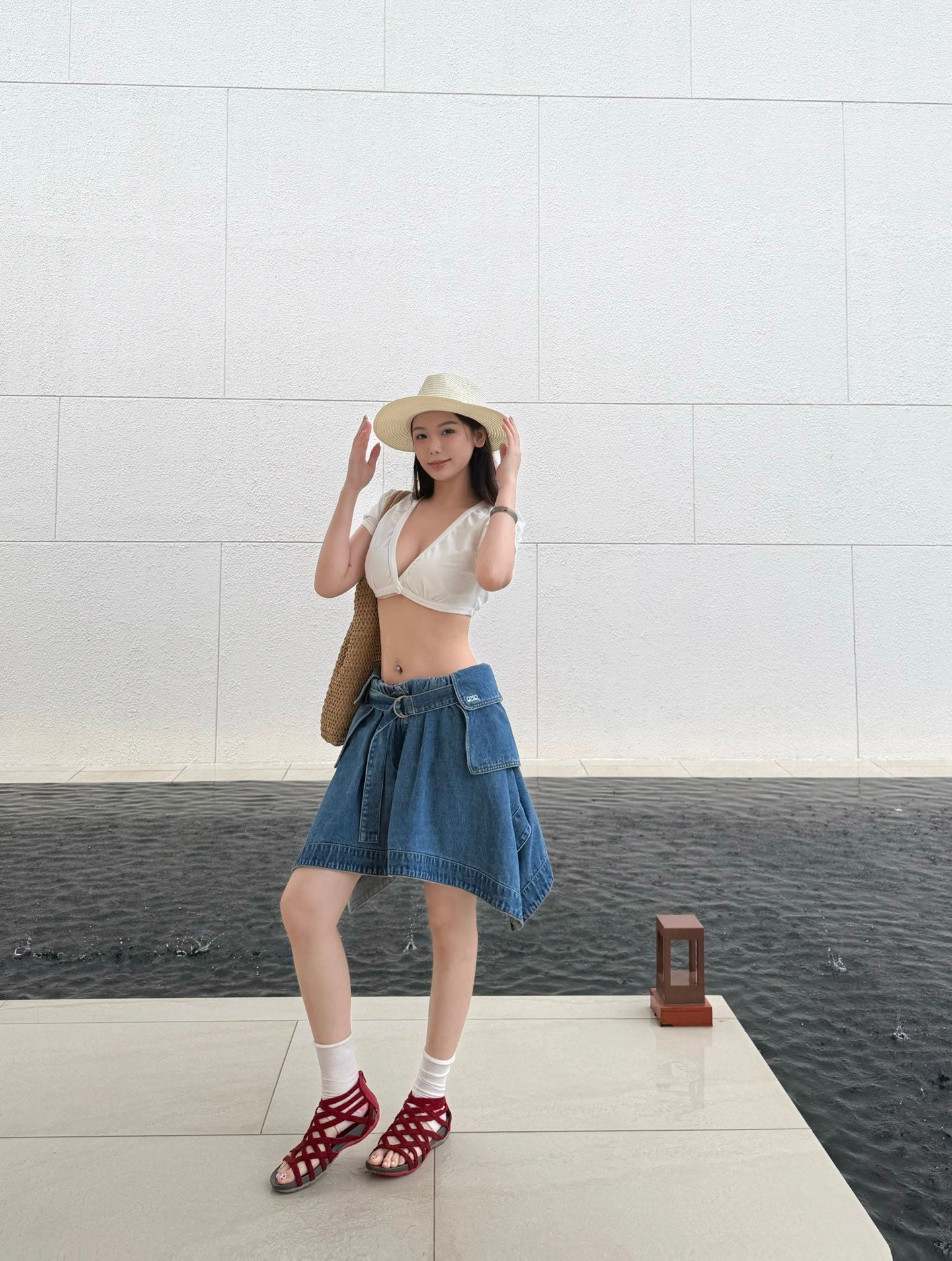 2026 Women's GS Denim Half-Dress (DD125)