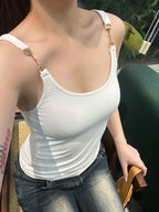 2026 Women's GS Shoulder Strap Blouse (DD141)