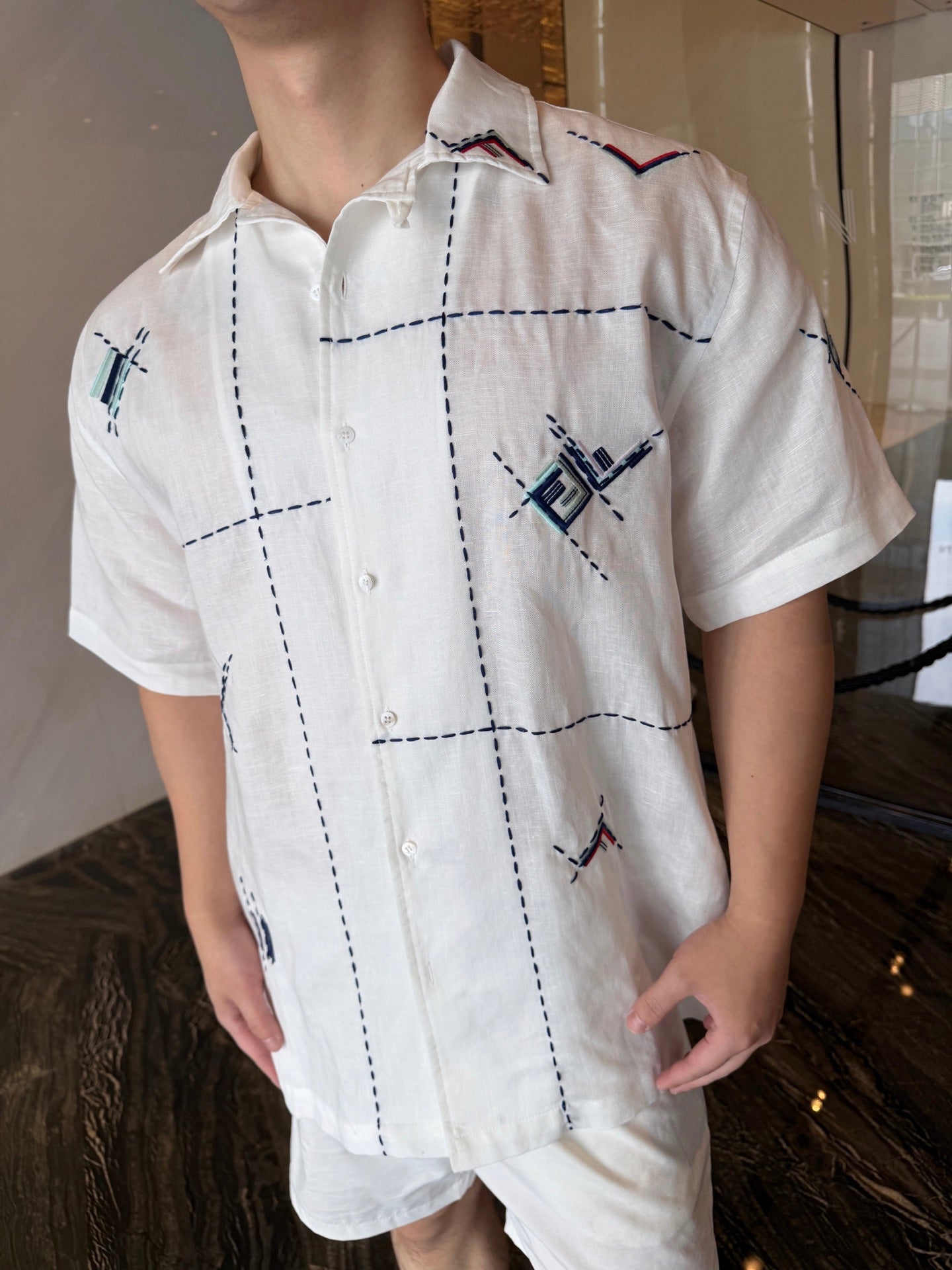 2026 New Model GS Embroidered Short-Sleeved Shirt (AA620-A90)