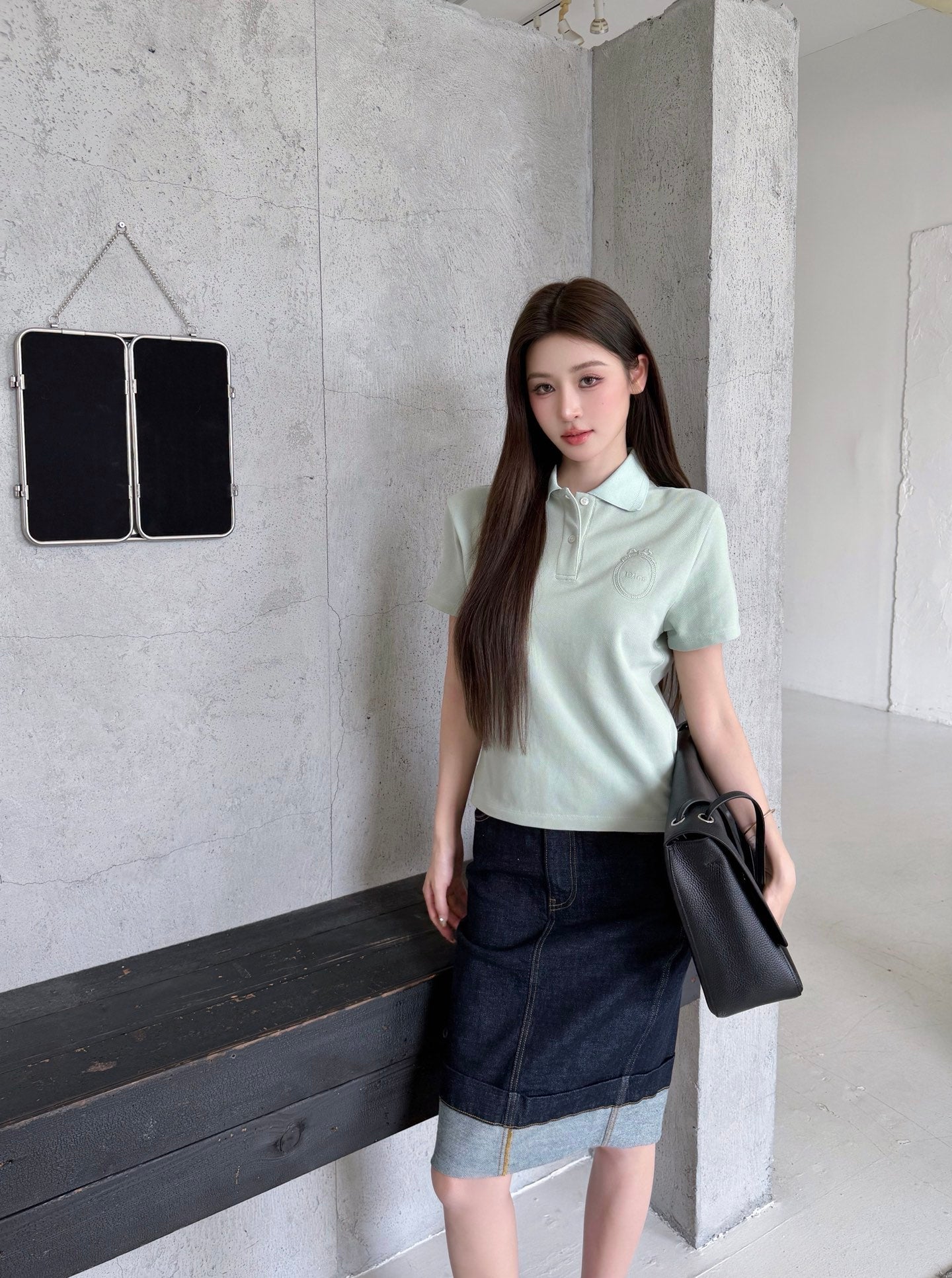 2026 Women's GS Badge Embroidered Polo Shirt (FF759)