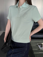 2026 Women's GS Badge Embroidered Polo Shirt (FF759)