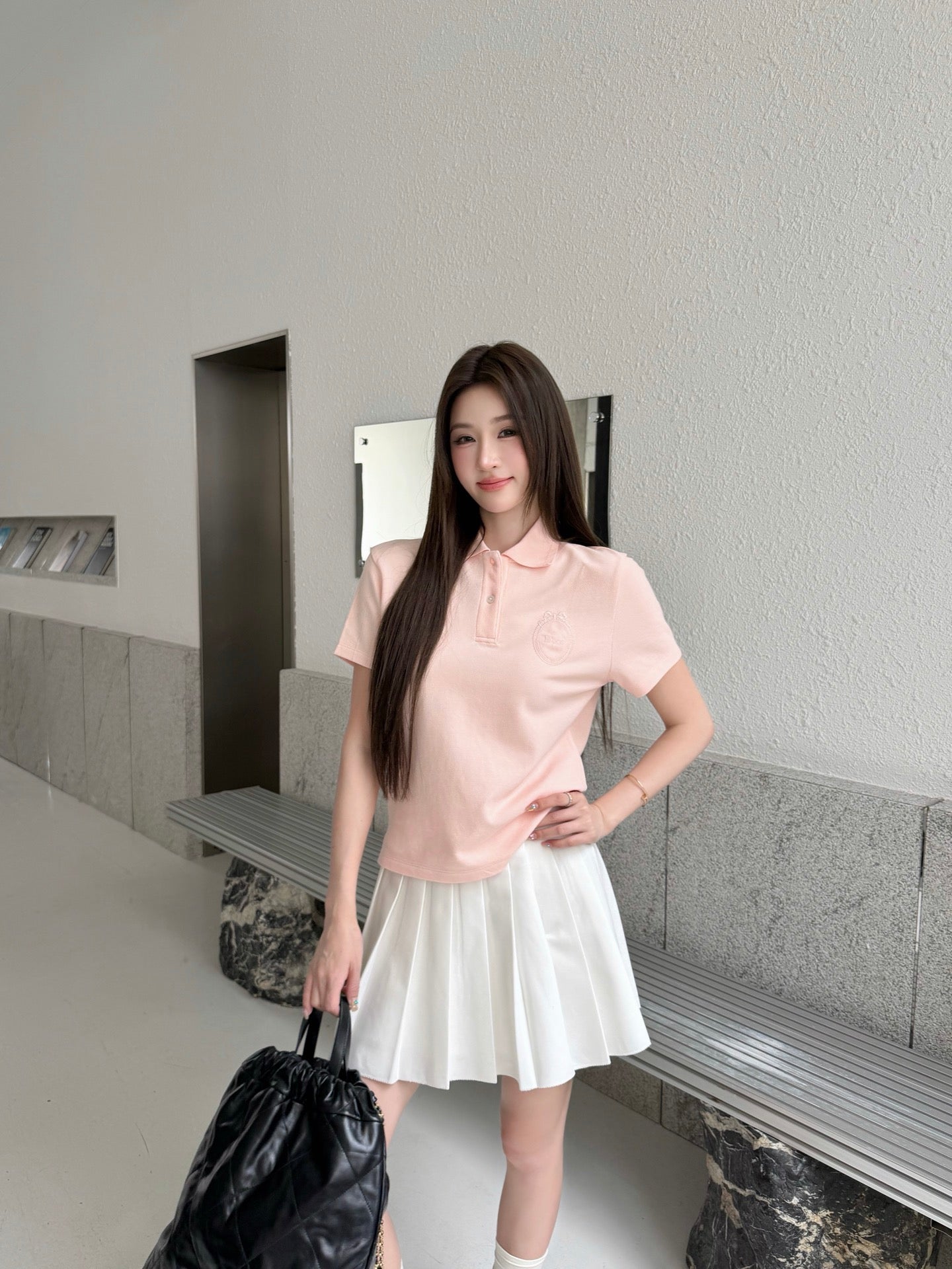 2026 Women's GS Badge Embroidered Polo Shirt (FF759)