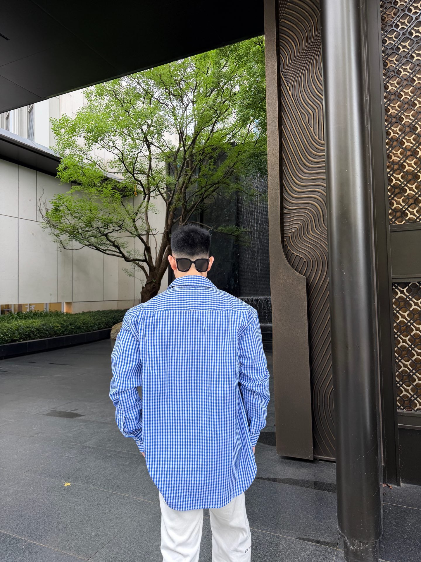 2026 New Style GS Embroidered Checkered Shirt (AA647-B30)