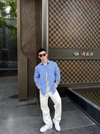 2026 New Style GS Embroidered Checkered Shirt (AA647-B30)